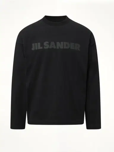 Jil Sander Tonal Jil Sander Logo Long Sleeve T-shirt | Thumbnail 3 Jil Sander Tonal Jil Sander Logo Long Sleeve T-shirt | Thumbnail 3