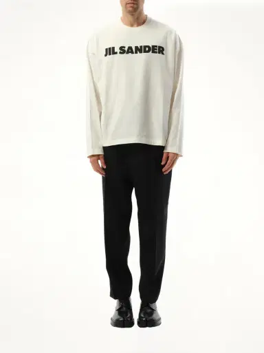 Jil Sander Jil Sander Logo Long Sleeve T-shirt | Thumbnail 4 Jil Sander Jil Sander Logo Long Sleeve T-shirt | Thumbnail 4