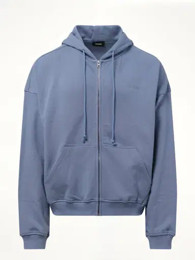 We11Done Twin All Around Hoodie Zip-up in Sky Blue | Thumbnail 3 We11Done Twin All Around Hoodie Zip-up in Sky Blue | Thumbnail 3