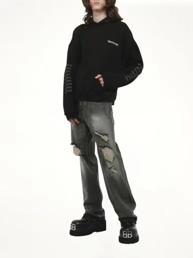 We11Done Punk Teddy Hoodie | Thumbnail 4 We11Done Punk Teddy Hoodie | Thumbnail 4