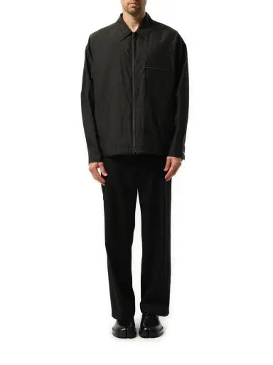 WOOYOUNGMI Nylon Zip Shirt | Thumbnail 4 WOOYOUNGMI Nylon Zip Shirt | Thumbnail 4