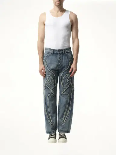 THUG CLUB Tribal Denim Pants | Thumbnail 4 THUG CLUB Tribal Denim Pants | Thumbnail 4