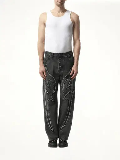 THUG CLUB Tribal Denim Pants | Thumbnail 4 THUG CLUB Tribal Denim Pants | Thumbnail 4