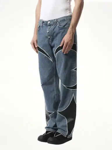 THUG CLUB TC Leather Washing Denim Pants | Thumbnail 5 THUG CLUB TC Leather Washing Denim Pants | Thumbnail 5