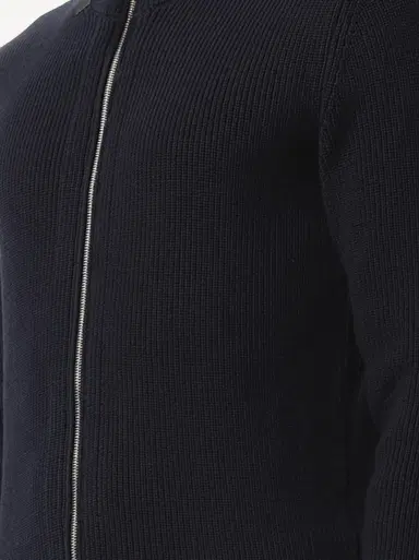 Maison Margiela English Rib Zip Cardigan | Thumbnail 2 Maison Margiela English Rib Zip Cardigan | Thumbnail 2