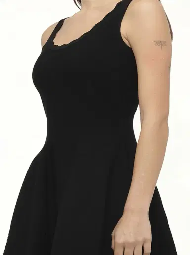 Alexander McQueen Emb Rose Mini Dress | Thumbnail 2 Alexander McQueen Emb Rose Mini Dress | Thumbnail 2