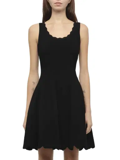 Alexander McQueen Emb Rose Mini Dress | Thumbnail 1 Alexander McQueen Emb Rose Mini Dress | Thumbnail 1