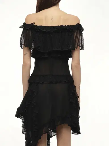 Alexander McQueen Off Shoulder Dress | Thumbnail 6 Alexander McQueen Off Shoulder Dress | Thumbnail 6
