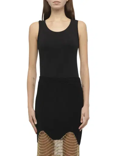 Alexander McQueen Amq - Wool Skirt in Blk/gold | Thumbnail 1 Alexander McQueen Amq - Wool Skirt in Blk/gold | Thumbnail 1
