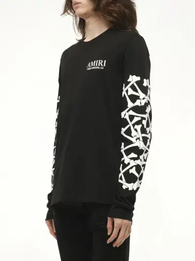 AMIRI Bones Stacked L/s T-shirt | Thumbnail 5 AMIRI Bones Stacked L/s T-shirt | Thumbnail 5