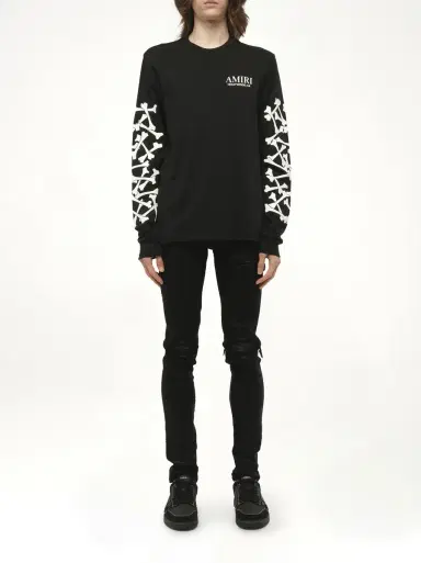 AMIRI Bones Stacked L/s T-shirt | Thumbnail 7 AMIRI Bones Stacked L/s T-shirt | Thumbnail 7