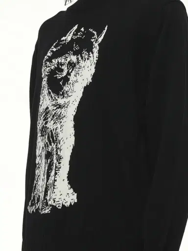 Sacai Where The Wild Things Are Wool Knit Pullover | Thumbnail 2 Sacai Where The Wild Things Are Wool Knit Pullover | Thumbnail 2
