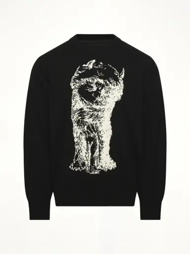 Sacai Where The Wild Things Are Wool Knit Pullover | Thumbnail 3 Sacai Where The Wild Things Are Wool Knit Pullover | Thumbnail 3