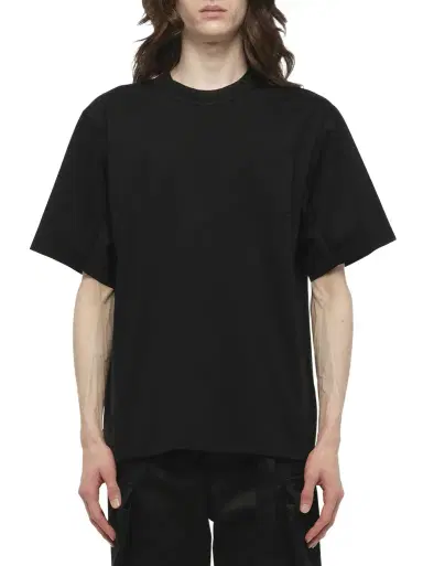 Sacai Suiting x Cotton Jersey T-shirt | Thumbnail 1 Sacai Suiting x Cotton Jersey T-shirt | Thumbnail 1