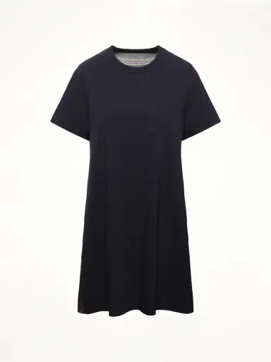 Sacai Paisley Print x Cotton Jersey Dress | Thumbnail 3 Sacai Paisley Print x Cotton Jersey Dress | Thumbnail 3