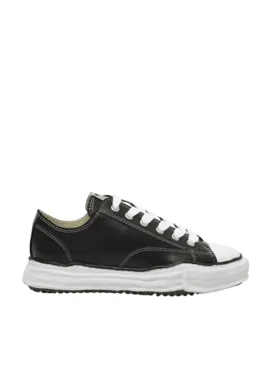 Maison MIHARA YASUHIRO Peterson OG Leather Low Sneaker in Black/white Black | Thumbnail 1 Maison MIHARA YASUHIRO Peterson OG Leather Low Sneaker in Black/white Black | Thumbnail 1