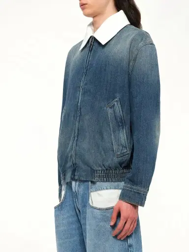 Loewe Zip-up Denim Jacket | Thumbnail 2 Loewe Zip-up Denim Jacket | Thumbnail 2