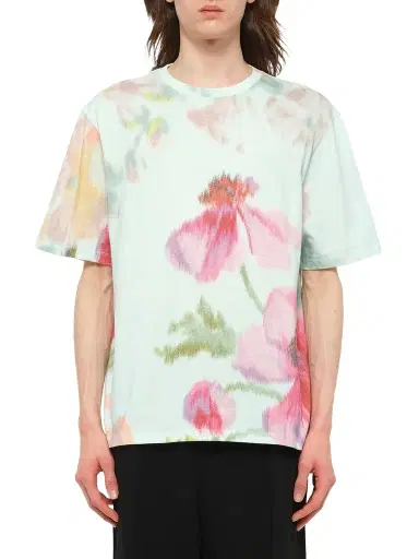 Loewe Loose Fit T-shirt in Light Blue/multicolour Blue | Thumbnail 1 Loewe Loose Fit T-shirt in Light Blue/multicolour Blue | Thumbnail 1