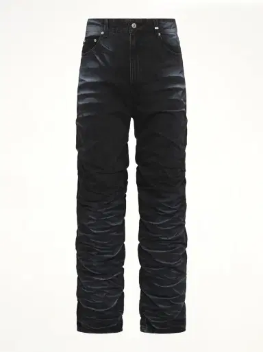 We11Done Textured Fold Denim Jeans | Thumbnail 3 We11Done Textured Fold Denim Jeans | Thumbnail 3