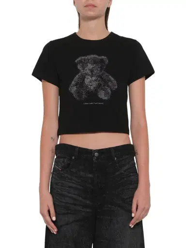 We11Done Bear Print Slim-fit T-shirt | Thumbnail 1 We11Done Bear Print Slim-fit T-shirt | Thumbnail 1