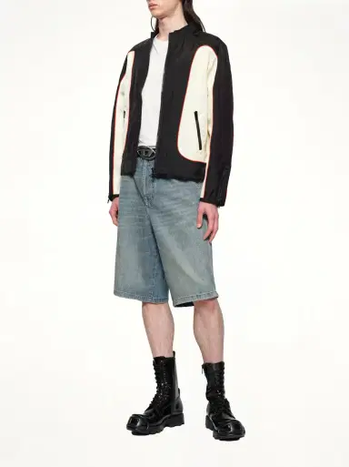 Diesel J-blink-wrd Jacket in Black/white Black | Thumbnail 4 Diesel J-blink-wrd Jacket in Black/white Black | Thumbnail 4