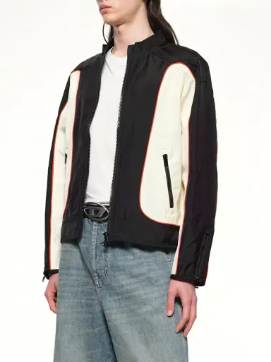 Diesel J-blink-wrd Jacket in Black/white Black | Thumbnail 6 Diesel J-blink-wrd Jacket in Black/white Black | Thumbnail 6
