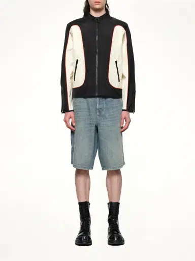 Diesel J-blink-wrd Jacket in Black/white Black | Thumbnail 7 Diesel J-blink-wrd Jacket in Black/white Black | Thumbnail 7