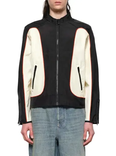Diesel J-blink-wrd Jacket in Black/white Black | Thumbnail 1 Diesel J-blink-wrd Jacket in Black/white Black | Thumbnail 1