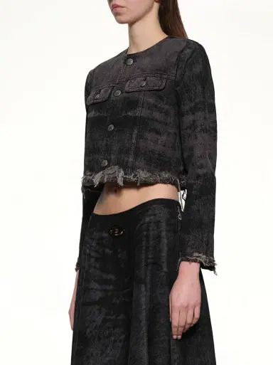 Diesel De-graffy-fsh Denim Jacket | Thumbnail 2 Diesel De-graffy-fsh Denim Jacket | Thumbnail 2