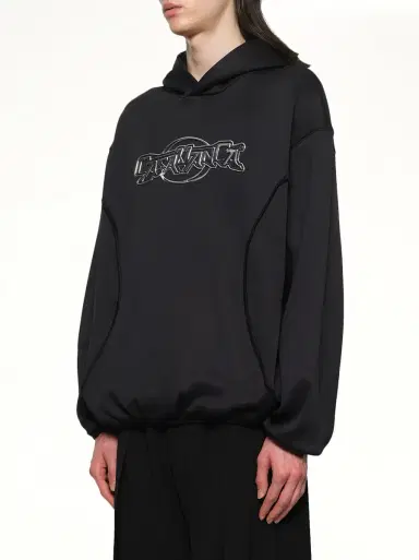 Casablanca Oversized Panelled Hoodie | Thumbnail 2 Casablanca Oversized Panelled Hoodie | Thumbnail 2