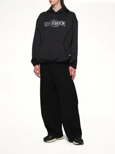 Casablanca Oversized Panelled Hoodie | Thumbnail 4 Casablanca Oversized Panelled Hoodie | Thumbnail 4