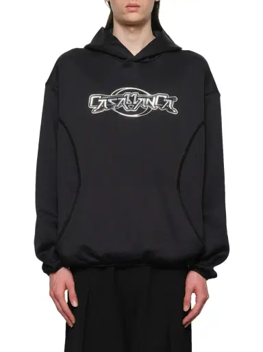 Casablanca Oversized Panelled Hoodie | Thumbnail 1 Casablanca Oversized Panelled Hoodie | Thumbnail 1