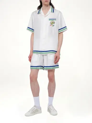 Casablanca Kawaii Tennis Boy Shirt | Thumbnail 3 Casablanca Kawaii Tennis Boy Shirt | Thumbnail 3