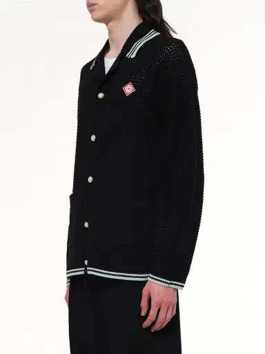 Casablanca Embroidered Crochet Shirt | Thumbnail 2 Casablanca Embroidered Crochet Shirt | Thumbnail 2