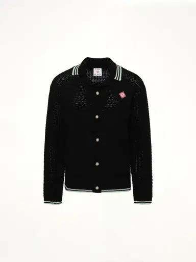 Casablanca Embroidered Crochet Shirt | Thumbnail 3 Casablanca Embroidered Crochet Shirt | Thumbnail 3