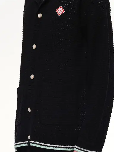 Casablanca Embroidered Crochet Shirt | Thumbnail 6 Casablanca Embroidered Crochet Shirt | Thumbnail 6
