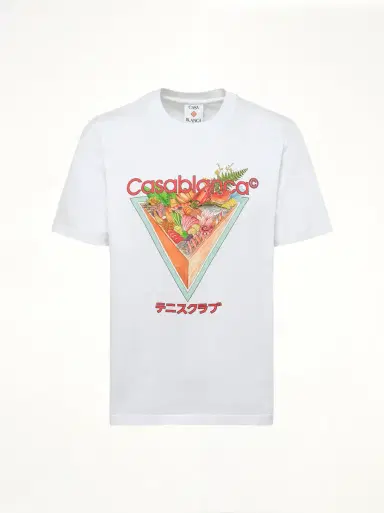 Casablanca Tennis Club Icon Printed T-shirt | Thumbnail 3 Casablanca Tennis Club Icon Printed T-shirt | Thumbnail 3