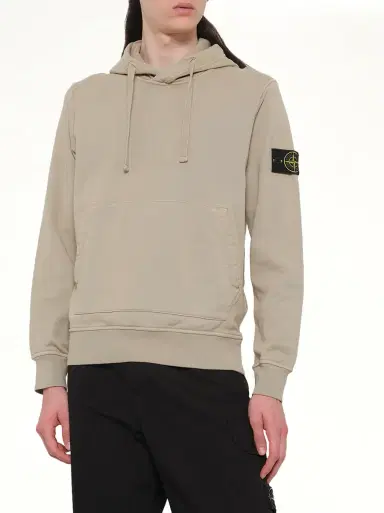 Stone Island 610006 Cotton Fleece Hoodie | Thumbnail 6 Stone Island 610006 Cotton Fleece Hoodie | Thumbnail 6