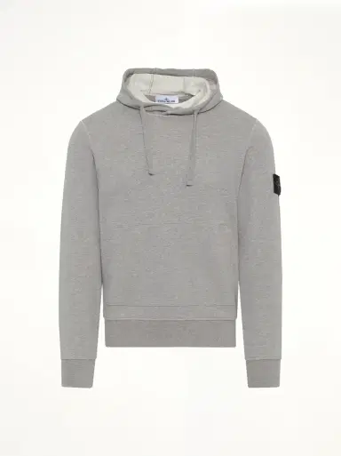 Stone Island 610006 Washed Cotton Fleece Hoodie | Thumbnail 3 Stone Island 610006 Washed Cotton Fleece Hoodie | Thumbnail 3