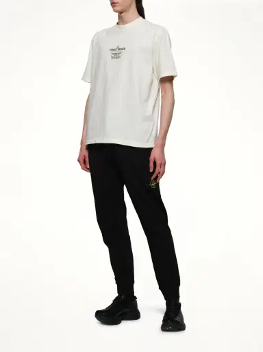 Stone Island 620001 Cotton Fleece Sweatpants | Thumbnail 4 Stone Island 620001 Cotton Fleece Sweatpants | Thumbnail 4