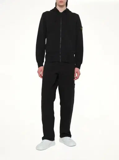 Stone Island 6100061 Cotton Fleece Hoodie | Thumbnail 4 Stone Island 6100061 Cotton Fleece Hoodie | Thumbnail 4