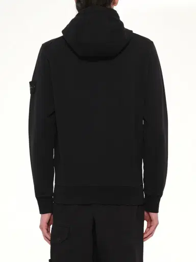 Stone Island 6100061 Cotton Fleece Hoodie | Thumbnail 5 Stone Island 6100061 Cotton Fleece Hoodie | Thumbnail 5