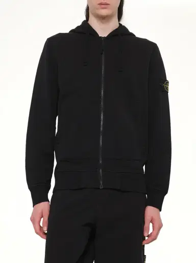 Stone Island 6100061 Cotton Fleece Hoodie | Thumbnail 6 Stone Island 6100061 Cotton Fleece Hoodie | Thumbnail 6