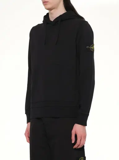Stone Island 6100062 Cotton Fleece Hoodie | Thumbnail 2 Stone Island 6100062 Cotton Fleece Hoodie | Thumbnail 2