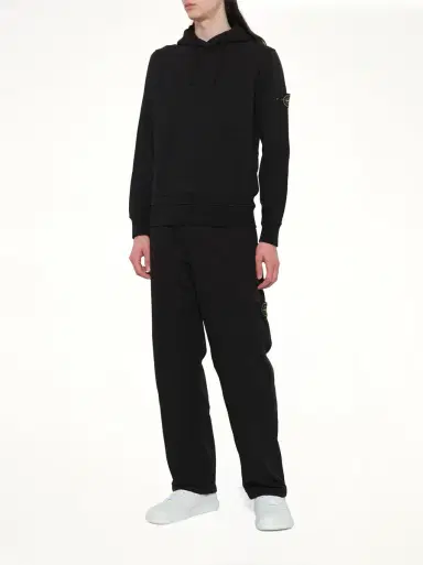 Stone Island 6100062 Cotton Fleece Hoodie | Thumbnail 4 Stone Island 6100062 Cotton Fleece Hoodie | Thumbnail 4