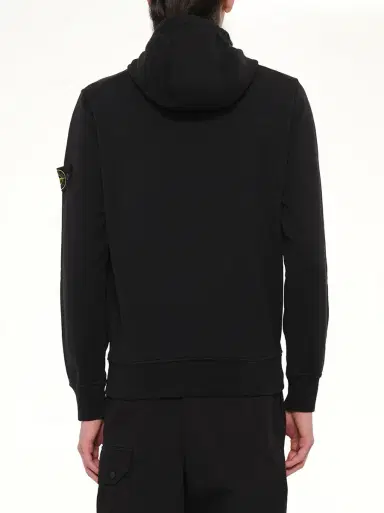 Stone Island 6100062 Cotton Fleece Hoodie | Thumbnail 5 Stone Island 6100062 Cotton Fleece Hoodie | Thumbnail 5