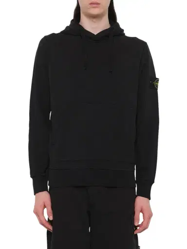 Stone Island 6100062 Cotton Fleece Hoodie | Thumbnail 1 Stone Island 6100062 Cotton Fleece Hoodie | Thumbnail 1