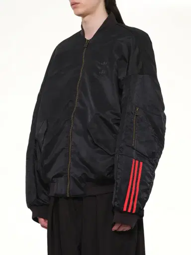 Willy Chavarria Adidas X Chavarria Satin Bomber Jacket | Thumbnail 2 Willy Chavarria Adidas X Chavarria Satin Bomber Jacket | Thumbnail 2