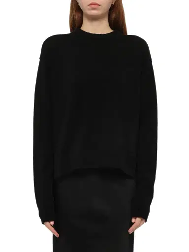 Rick Owens Round Neck Sweater | Thumbnail 1 Rick Owens Round Neck Sweater | Thumbnail 1