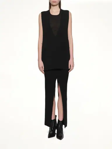 Rick Owens V Neck Top | Thumbnail 4 Rick Owens V Neck Top | Thumbnail 4